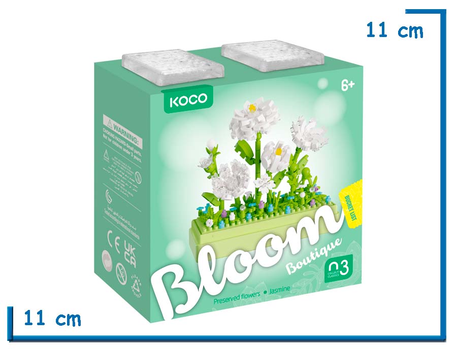 KOCO BLOOM BOUTIQUE PRESERVED FLOWERS JASMINE 285 PZS