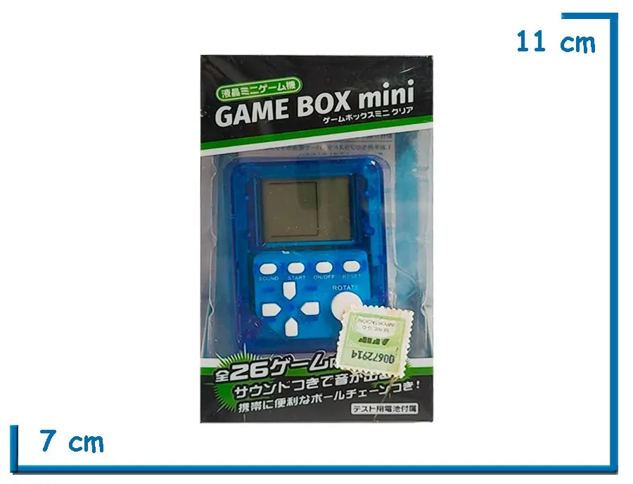 GAME BOX MINI AZUL LLAVERO VIDEOJUEGO
