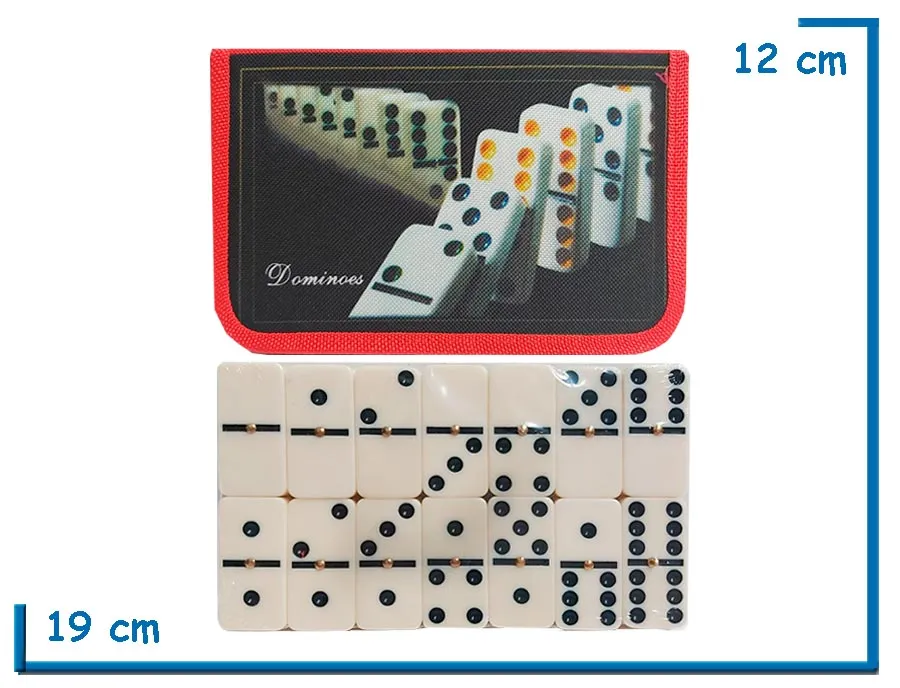 DOMINO EN CARTUCHERA ROJA
