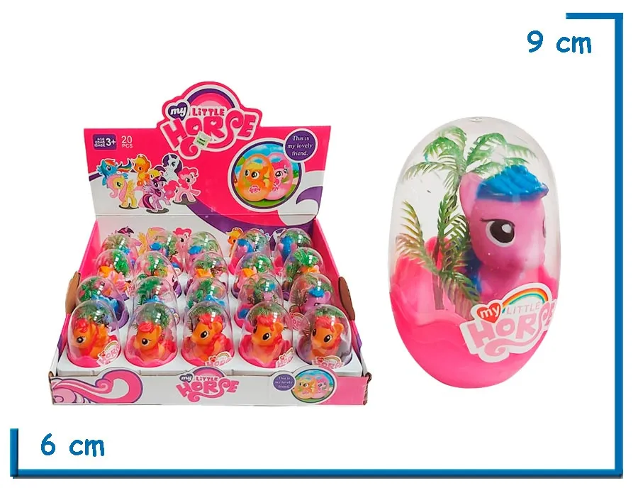 MY LITTLE HORSE VIOLETA PONY EN HUEVO