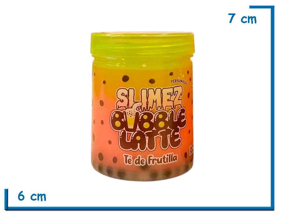 TOYZ SLIMEZ BUBBLE LATTE TE DE FRUTILLAS SLIME