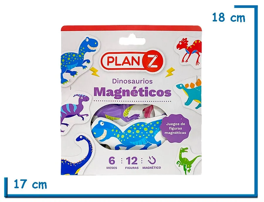 DINOSAURIOS MAGNETICOS X12 PZS