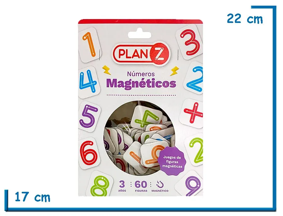 NUMEROS MAGNETICOS X60 PZS