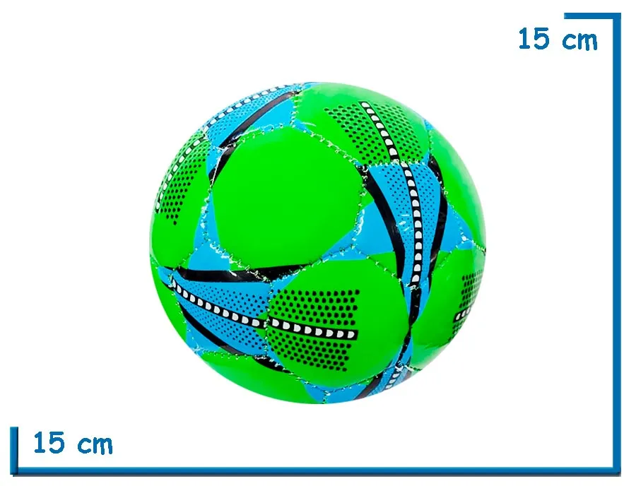 PELOTA DE FUTBOL N°2 VERDE CON ESTRELLAS