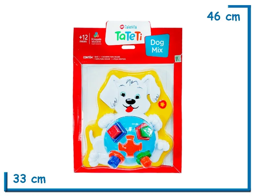 CALESITA TATETI DOG MIX DIDACTICO EN BLISTER
