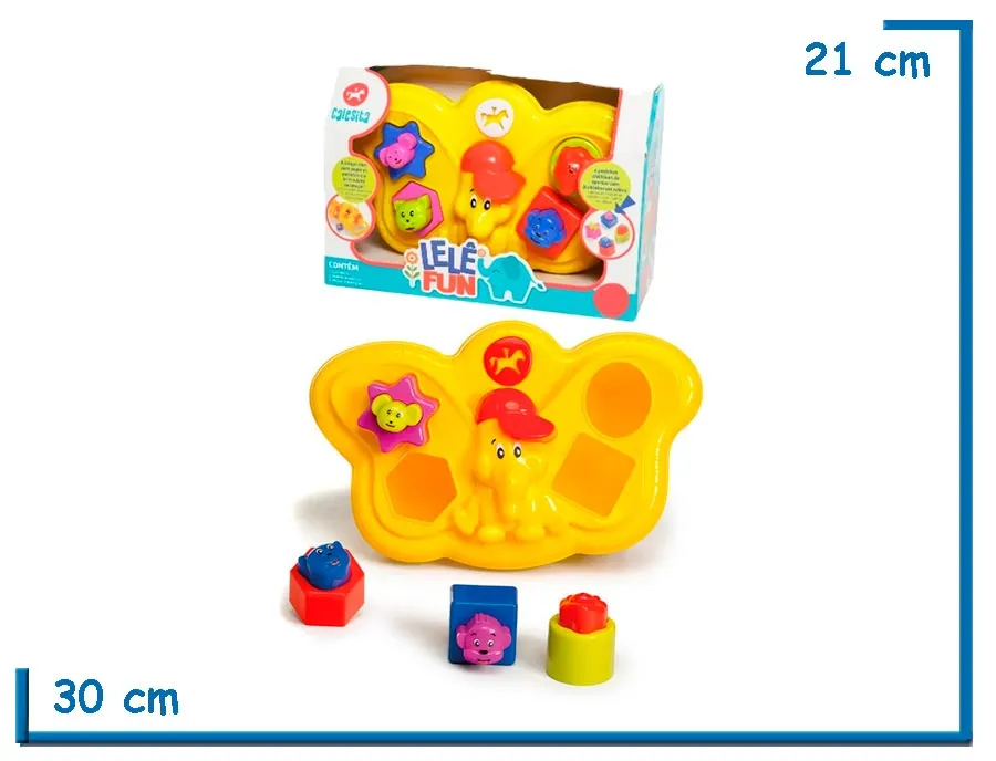 LELE FUN ENCASTRE DIDACTICO ELEFANTE