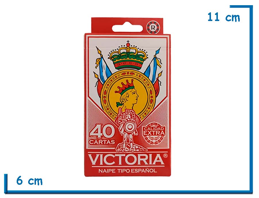 VICTORIA NAIPES TIPO ESPA¥OL X40