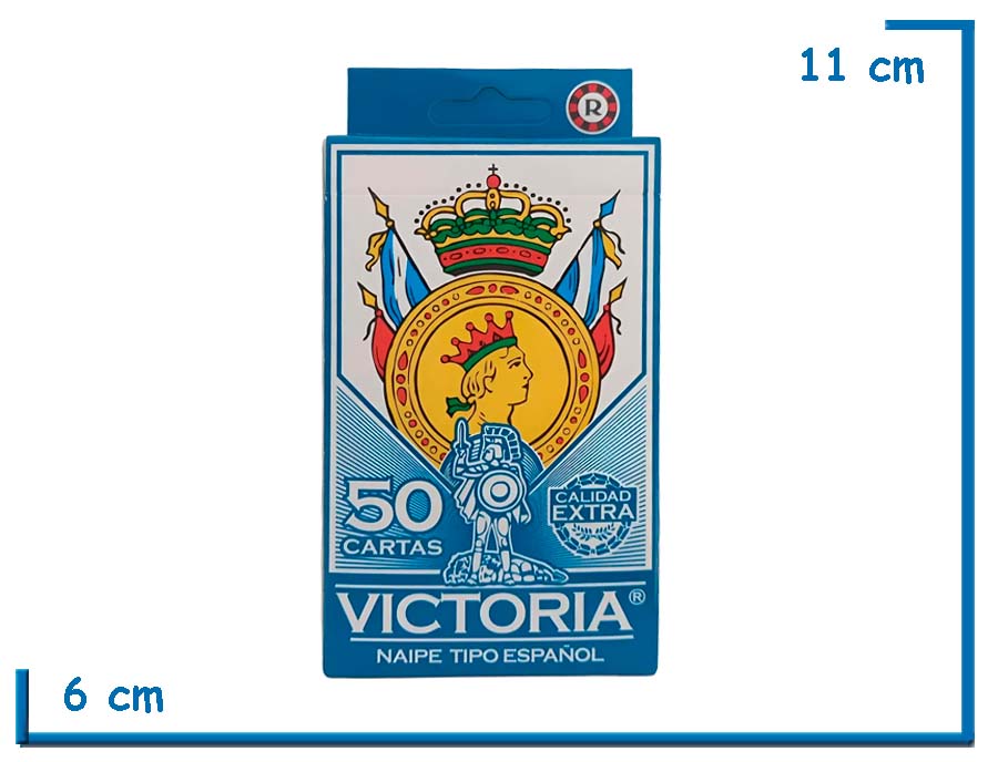 VICTORIA NAIPES TIPO ESPA¥OL X50