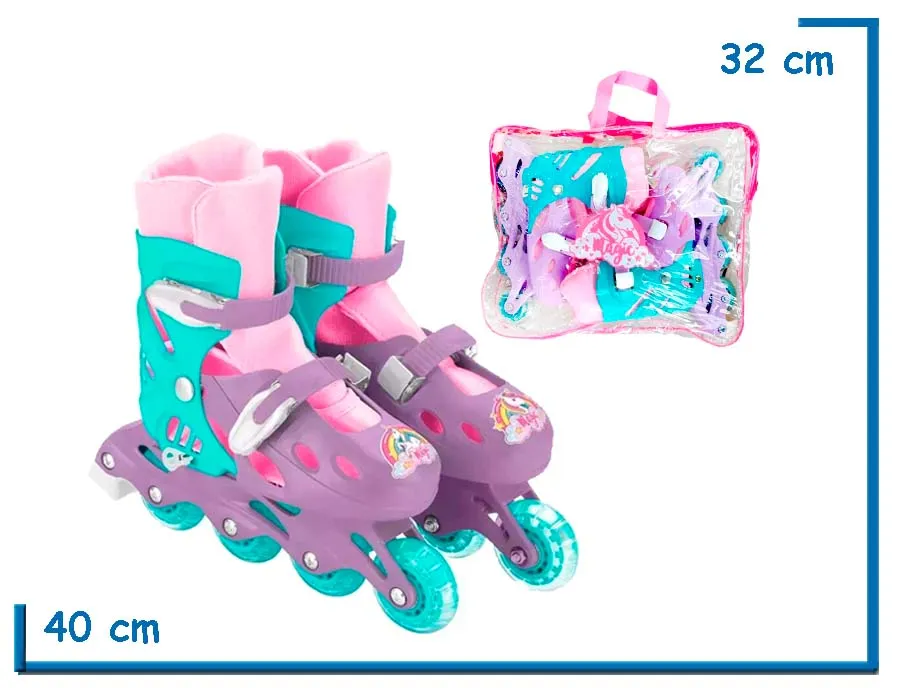 TINY ROLLERS VIOLETA TALLE 34-37 EN BOLSO