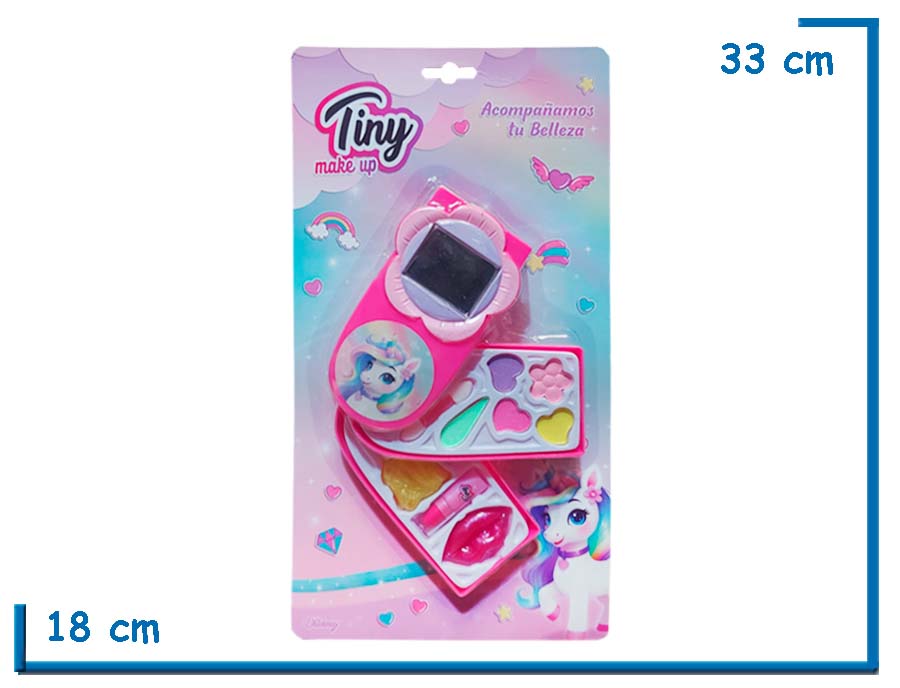 TINY MAKE UP PUPA CELULAR UNICORNIO 2 PISOS EN BLISTER