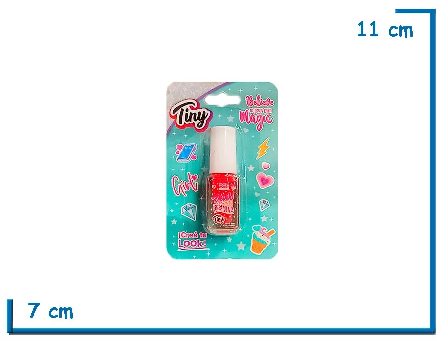 TINY GIRL ESMALTE DE U¥AS ROJO
