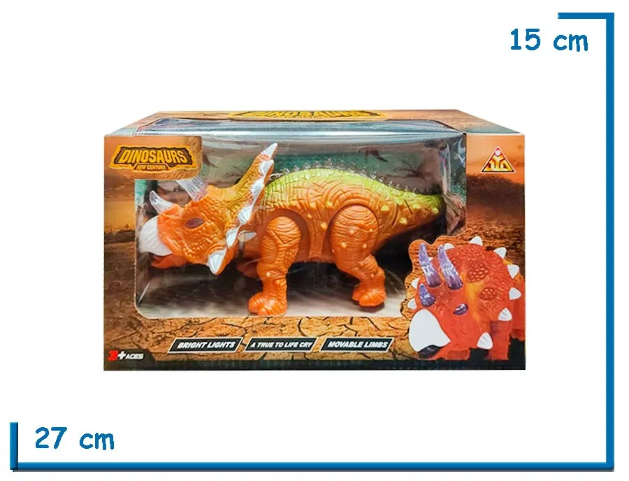 DINOSAURS NEW CENTURY TRICERATOPS A PILA