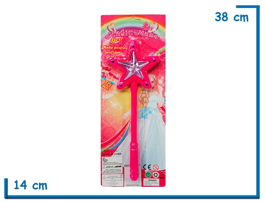 MAGIC MANA VARITA ESTRELLA PRINCESA CON LUZ Y SONIDO