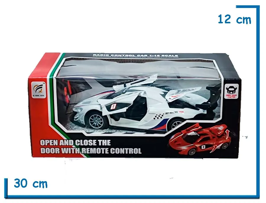 RACE AUTO DE CARERA BLANCO RC 1.18