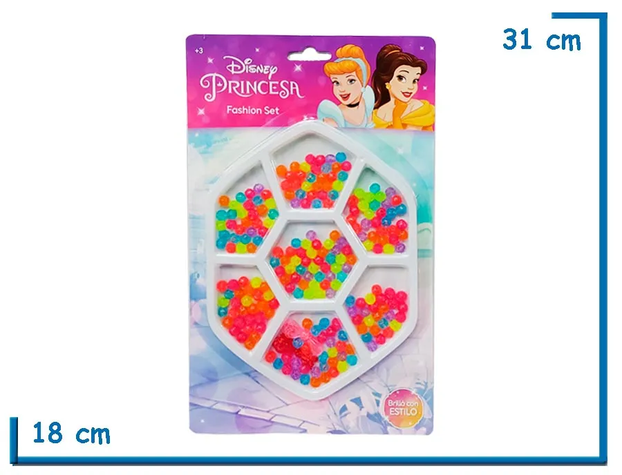 DISNEY PRINCESA FS HEXAGONO CON MOSTACILLAS EN BLISTER
