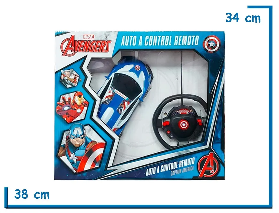 AVENGERS CAPTAIN AMERICA AUTO GRANDE VOLANTE RC
