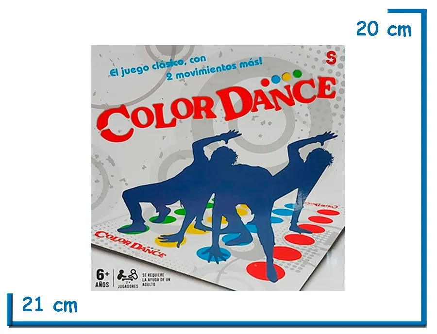 COLOR DANCE CHICO JUEGO TWISTER EN CAJA