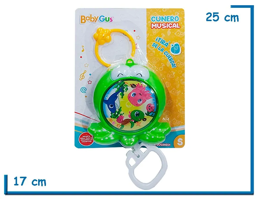 BABY GUS CUNERO MUSICAL PULPO EN BLISTER