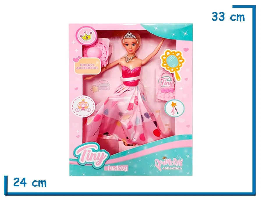TINY PRINCESS MU¥ECA CON ACCESORIOS