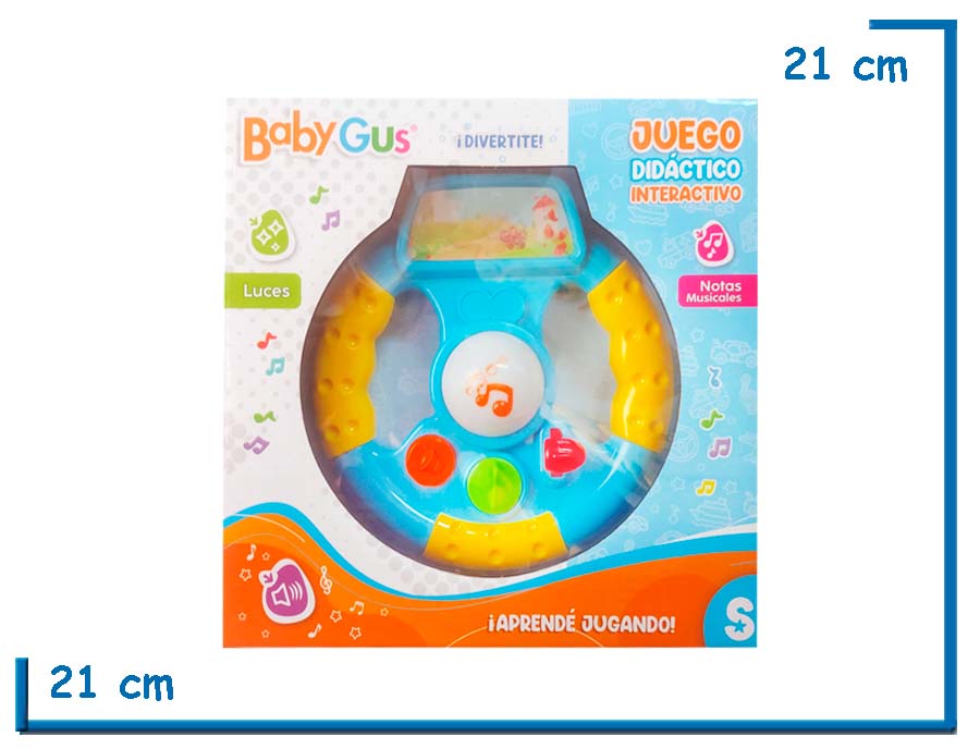 BABY GUS VOLANTE INTERACTIVO LUZ Y SONIDO