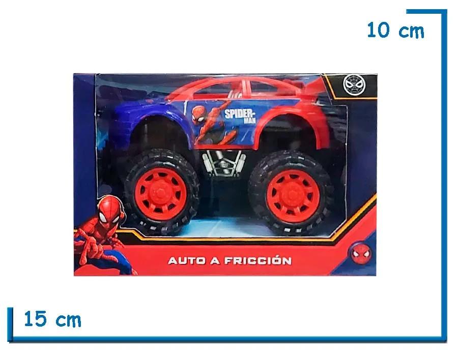 SPIDER-MAN AUTO A FRICCION CHICO EN CAJA