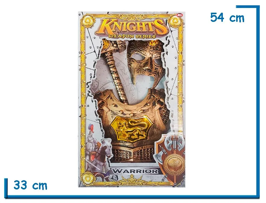 KNIGHTS WEAPON SERIES SET ACCESORIOS DE GUERRERO EN CAJA