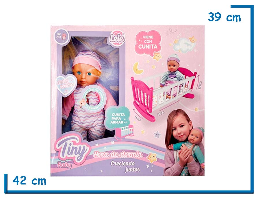 TINY BABY HORA DE DORMIR ROPA ZIG-ZAG CON CUNITA