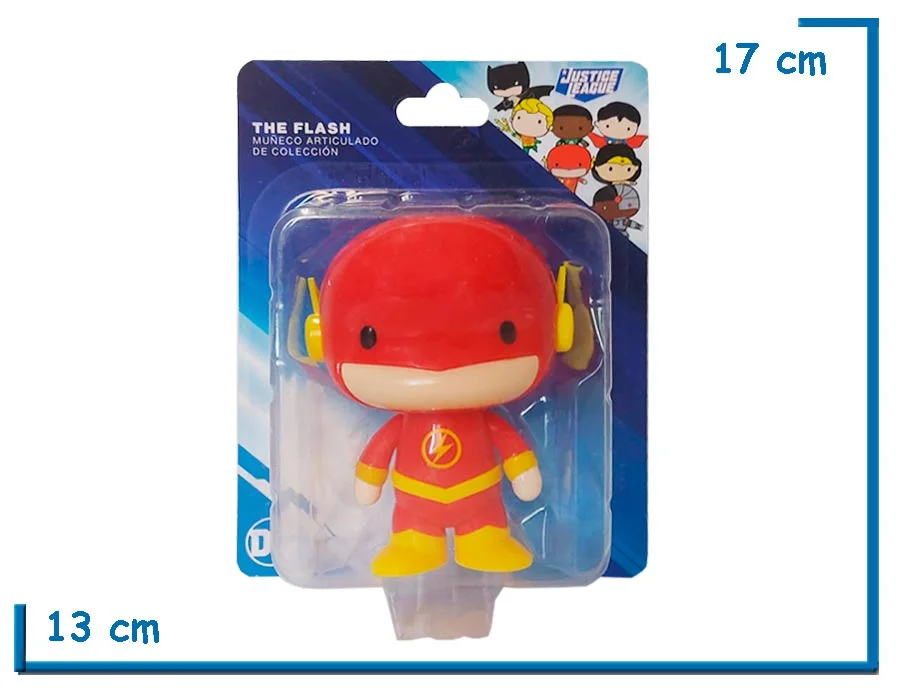 JUSTICE LEAGUE THE FLASH SD 4”FIGURA EN BLISTER