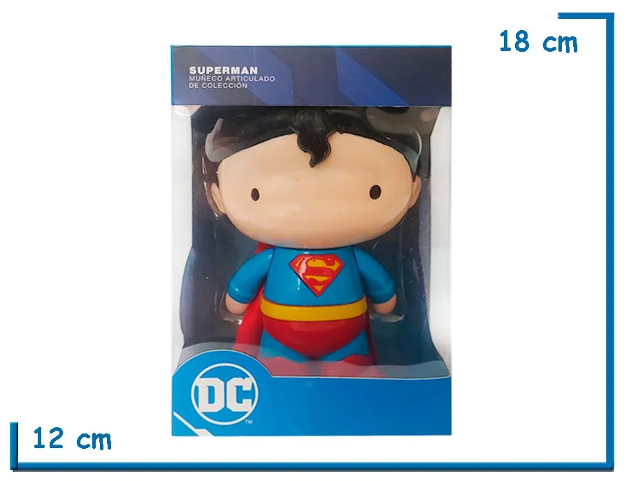JUSTICE LEAGUE SUPERMAN SD 7”FIGURA EN CAJA