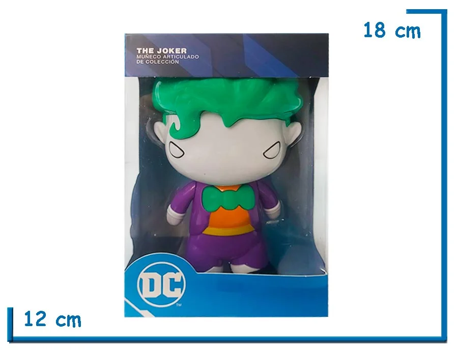 JUSTICE LEAGUE THE JOKER SD 7”FIGURA EN CAJA