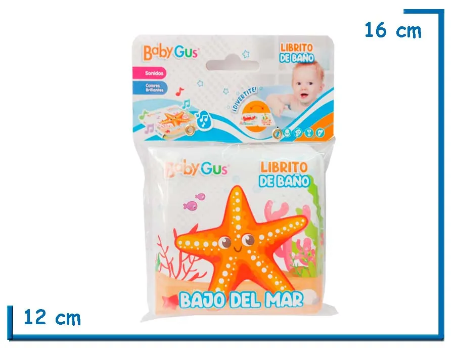 BABY GUS LIBRITO DE BA¥O BAJO EL MAR