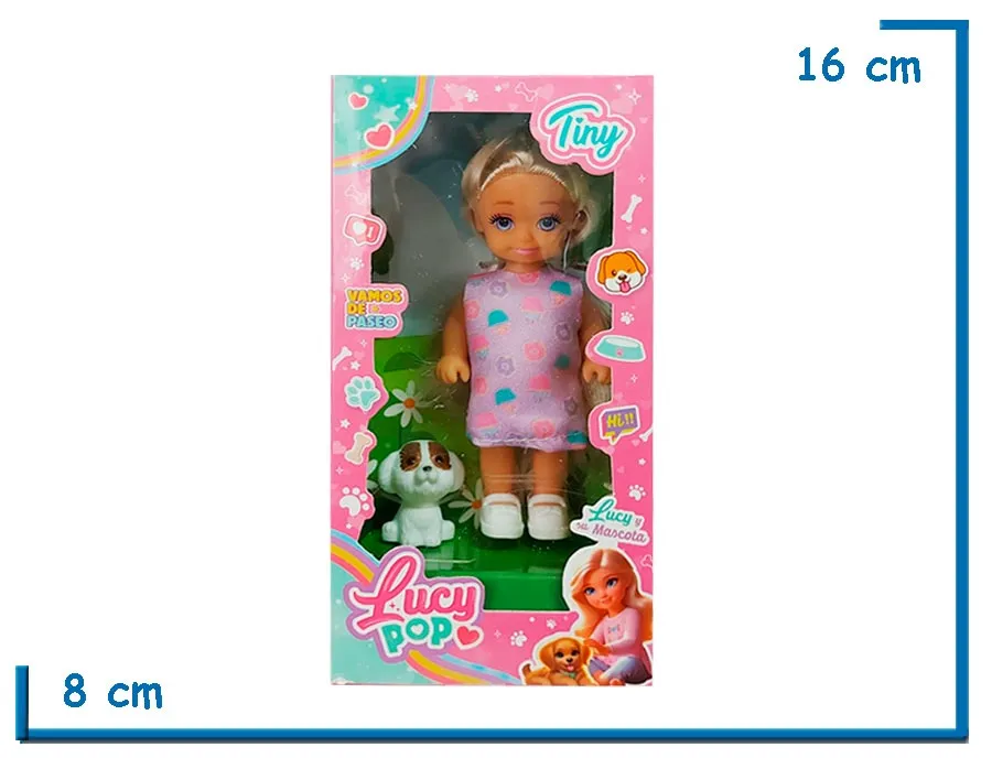 TINY LUCY POP MU¥ECA VESTIDO CUPCAKES CON ACCESORIOS