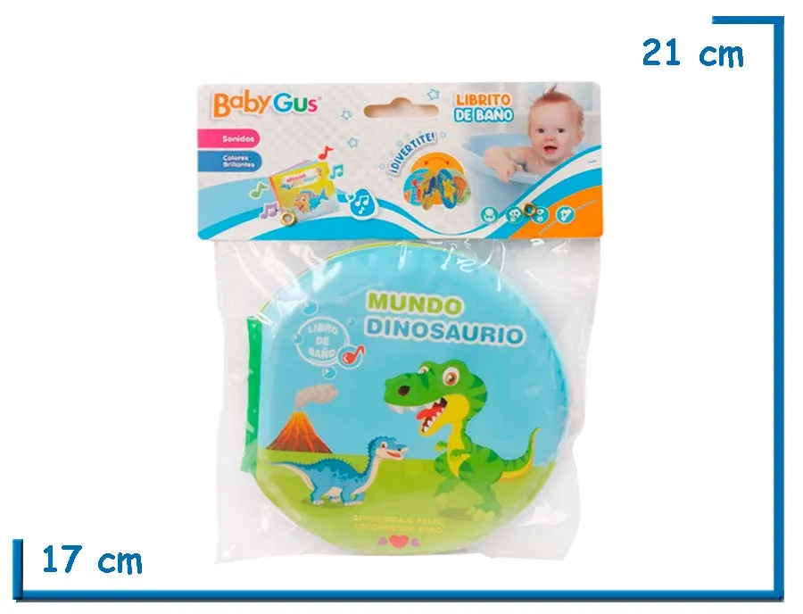 BABY GUS LIBRITO DE BA¥O MUNDO DINOSAURIO