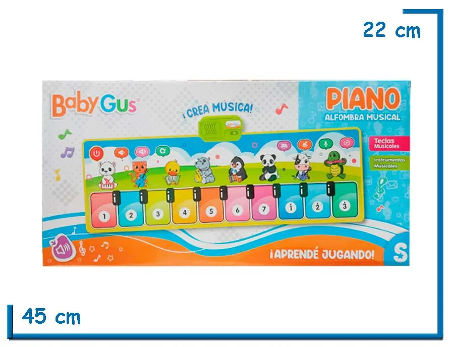 BABY GUS PIANO ALFOMBRA MUSICAL