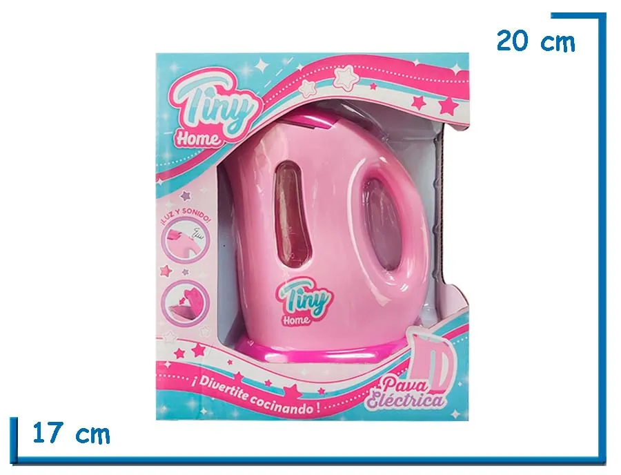 TINY HOME PAVA ELECTRICA CON LUZ Y SONIDO