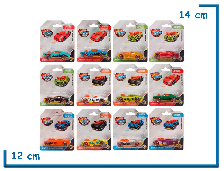 GO SPEED METAL AUTITO METALICO MODEADO SURTIDO EN BLISTER