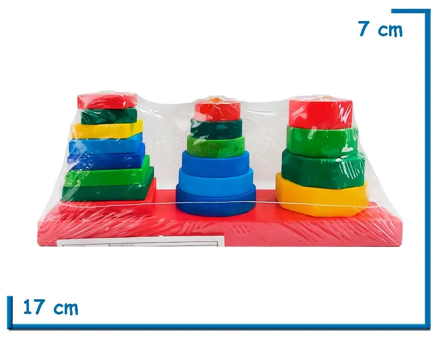 ENCASTRE TORRES FORMAS DE MADERA