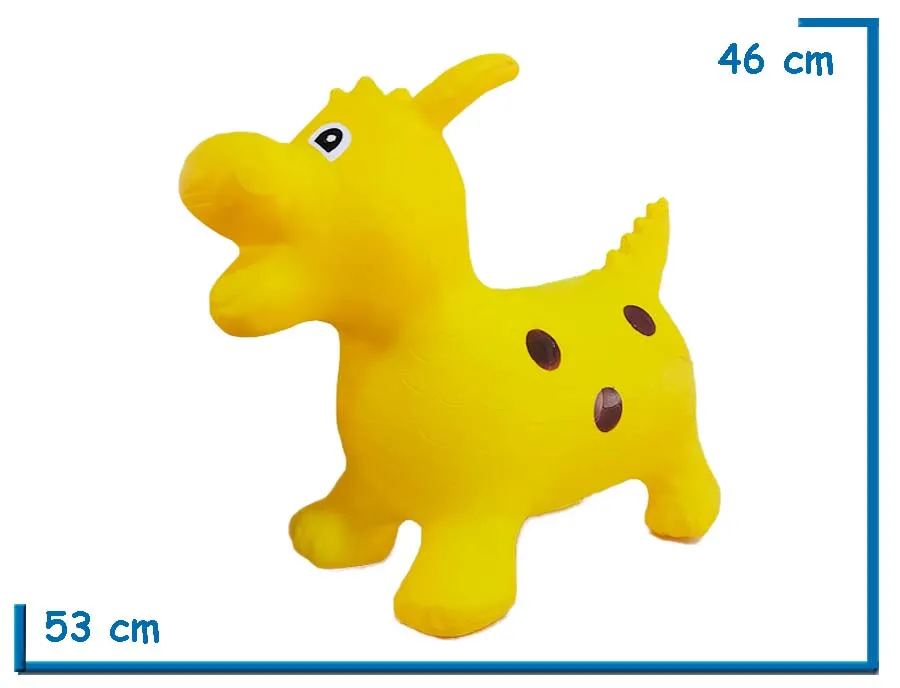 DRAGON SALTARIN AMARILLO EN BOLSA 53X46X24