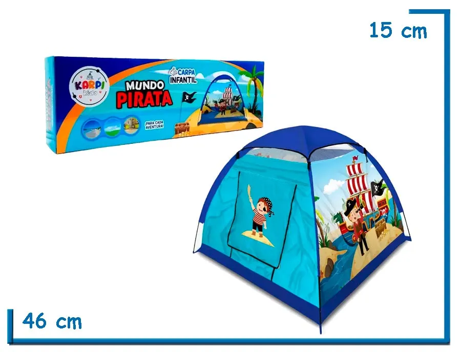 KARPI KIDS MUNDO PIRATA CARPA INFANTIL IGLU 120X115X90 CM