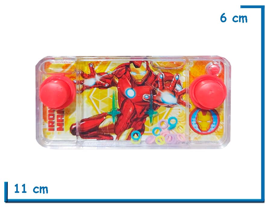 AVENGERS IRON MAN JUEGO DE AGUA AROS LOCOS