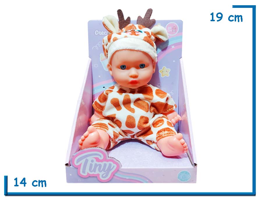 TINY BABY BEBE ROPITA JIRAFA MANCHAS MARRONES 20CM