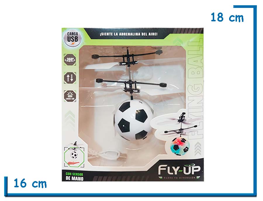 FLY-UP FLYING BALL DRON CON SENSOR DE MANO