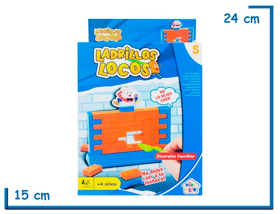 KIDS CLUB LADRILLOS LOCOS JUEGO DE MESA