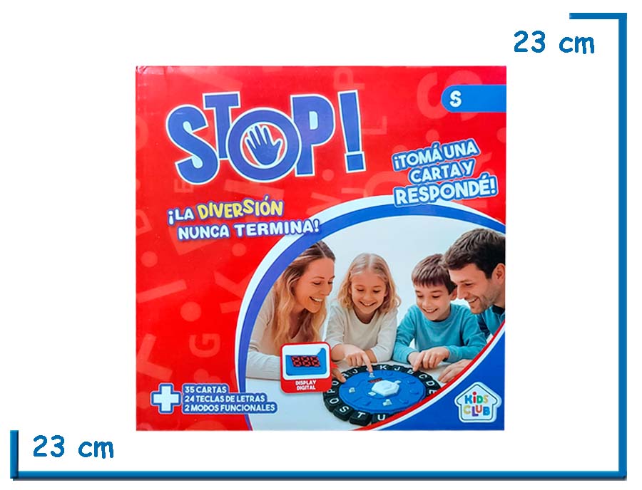 KIDS CLUB STOP PORTATIL CON DISPLAY DIGITAL JUEGO DE MESA