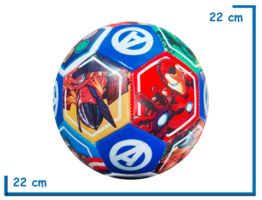 PELOTA DE CUERO Nø5 MARVEL AVENGERS BUSTOS