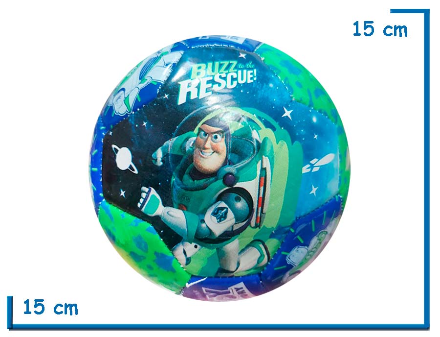 PELOTA DE CUERO Nø2 TOY STORY BUZZ AZUL Y VERDE