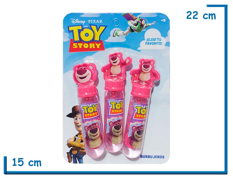 TOY STORY SET X3 BURBUJEROS LOTSO