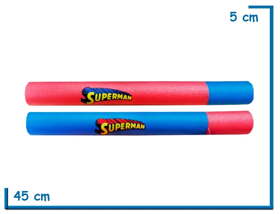 LANZADOR DE AGUA SUPERMAN 45X5CM