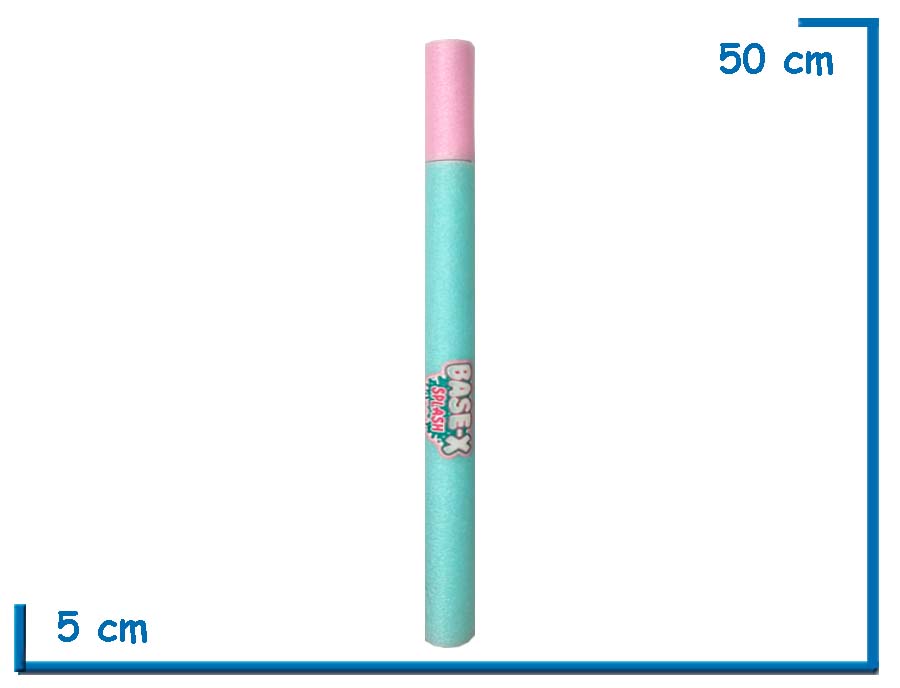 BASE-X SPLASH LANZA AGUAS CELESTE 50CM