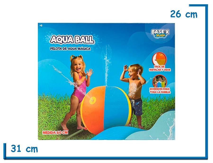 AQUA BALL PELOTA DE AGUA MAGICA 60CM